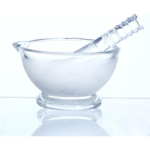 1piece/lot lab Diameter 60mm to 180mm Glass mortar and pestle