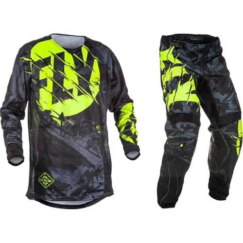 Fly Fish Motocross Dirt Bike Jersey Pants Gear combo Motorcycle Clothing Combos Racing MX MTB ATV Mens Womens motocross pants
