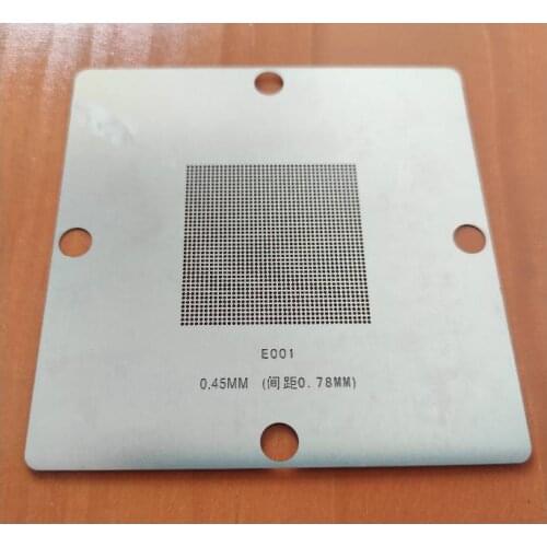 1x 80*80mm Universal Ball 0.45mm, H=0.8mm Chipset BGA Stencil, Template