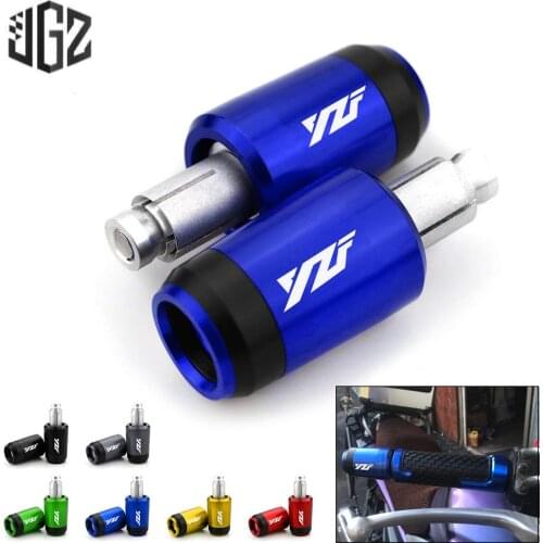 22mm Motorcycle CNC Handlebar Grips Plug Bar Ends Balance Sliders for Yamaha YZF R1 R3 R15 R25 R125 R6 2013 - 2020 Accessories