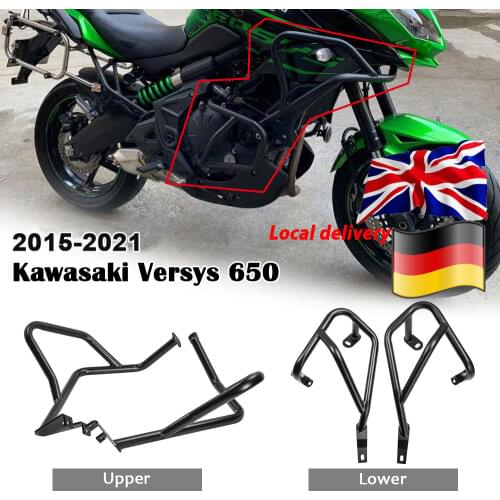 Motorcycle Accessories Engine Guard Protector Crash Bar Bumper For 2015 2016 2017 2018 2019 2020 Kawasaki Versys 650 Versys650