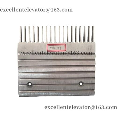 GAA453A1 Escalator Aluminum Comb L152mm W140mm 18Teeth Use for Otis 1 Pack=5 Pieces