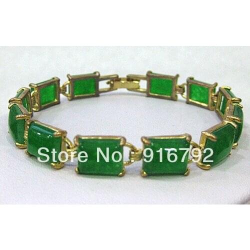 Free shipping Wholesale *****stone beads link cuff bangle bracelet 7.5 inch AAA