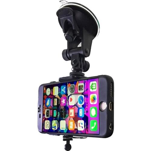 Cell Phone Holder for Car Windshield Compatible with iPhone X XS Max XR 8 Plus 7 Plus 6S Plus 6 Plus SE Samsung Galaxy S9, S8