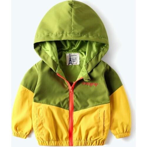 Children Jackets Autumn Spring Kids Outerwear Coats Cute Dinosaur Cartoon Jackets For Boys Baby Boys Girls Windbreaker 2-7T