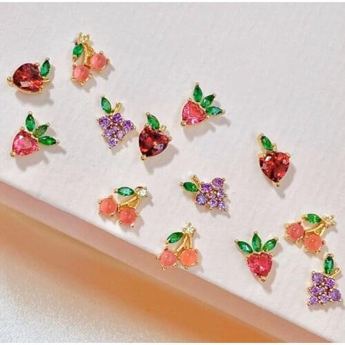 Fruit For Jewelry Cute Fruit Banana Apple Watermelon Cherry Charm Making Earring Pendant Bracelet And Necklace Charms