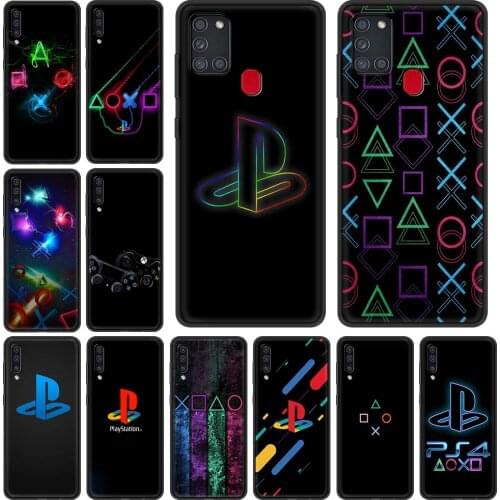 Gamer Game PS4 Silicone Black Phone Case For Samsung Galaxy A32 5G A51 A71 A21s A31 A41 A11 A12 5G TPU Bag Cover Coque