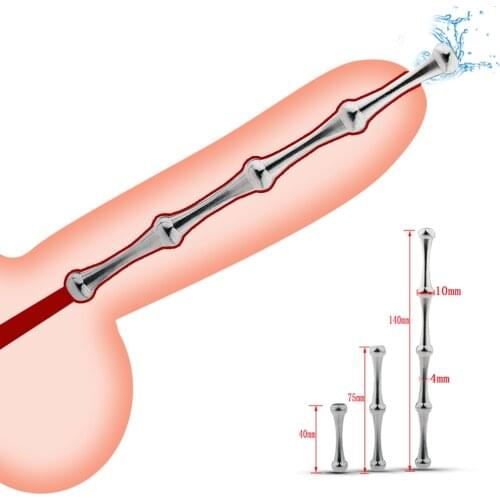 Urethral Dilator Penis Plug Metal Urethral Catheter Sounding Sex Toys for Men SM Adult Games Horse Eye Stimulation Masturbator