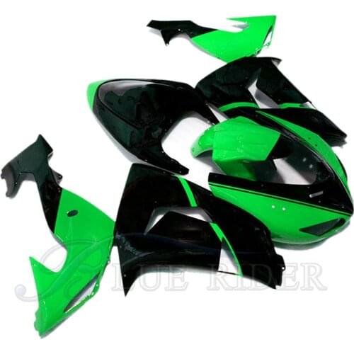 Motorcycle Sport Fairing Kits For KAWASAKI Ninja ZX-10R 2006- 2007 ZX 10R 06 07 Sport Fairing Kits Green Black Bodyworks