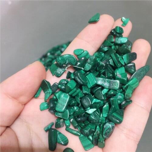 50g Natural Malachite Gravel Bulk Tumbled Stones Crystal Healing Reiki C430 natural stones and minerals
