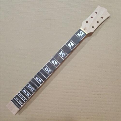 Unfinished mahogany 22 frets electric guitar neck rosewood fingerboard set-in guitar neck 24.75inch