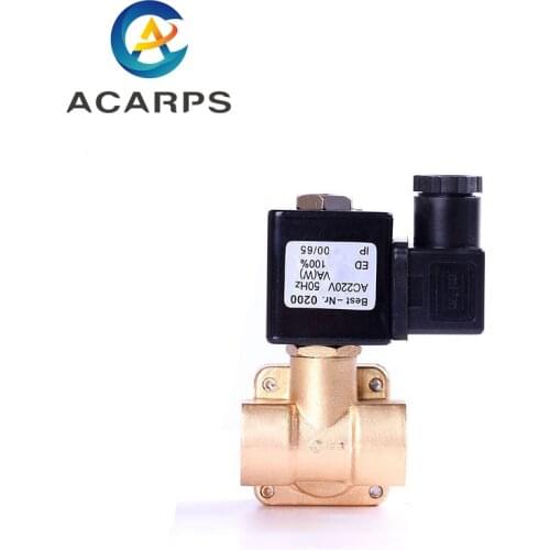1/4" High Pressure 1.6Mpa 0927 Normally Closed Brass Solenoid Valve Pilot Solenoid Valve