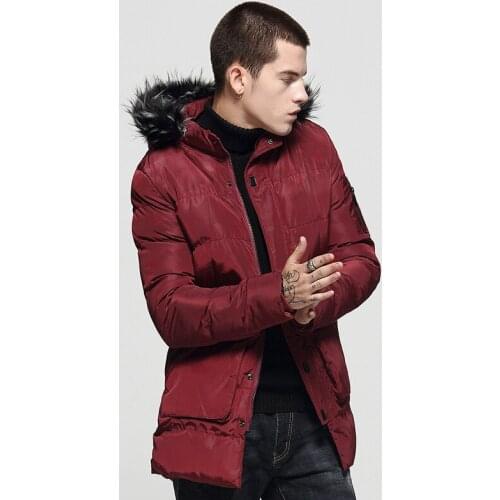 New Winter Jacket Men -20 Degree Thicken Warm Men Parkas Fur Hooded Coat Mans Cotton Jackets Outwear Jaqueta Masculina AU-169