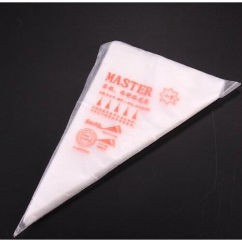 10/100pcs Small Size Disposable Piping Bag Icing Fondant Cake Cream Decorating Pastry Tip Tool 17X 26CM