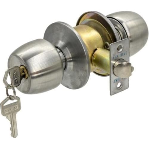 Hotel Type Ball End Room Door Keyed Lock Button