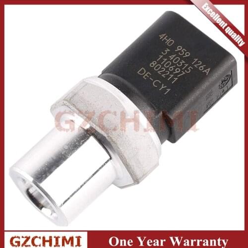 4H0959126A Air Conditioning Pressure Switch AC Pressure Sensor Fit for Audi A3 A4 A5 A6 Q5 R8 RS5 RS6 S3 FOR V W Tou-areg