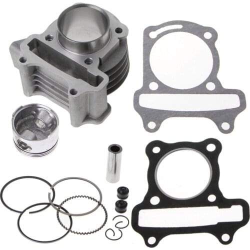 47mm Big Bore Cylinder Piston Kit Rings For Scooter Moped GY6 50 60 80 139QMB fit for GY6 50cc to 80cc 4 Stroke Scooter Moped