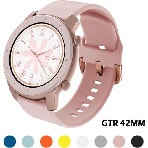 For Amazfit GTR 42mm Sport Silicone Strap Watch Band Bracelet Belt Watchband For Huami Amazfit GTR 47mm/GTS 2 Correa