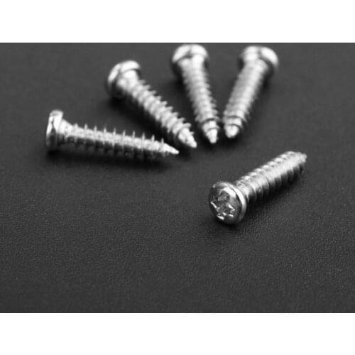 100Pcs PA3*12mm Screws Alloy Steel Self-tapping Screws Laptop Computer Philips Cross Round Head Self Tapping Screw 12mm