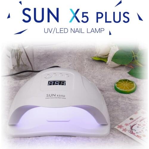 SUN 5X Plus UV LED Lamp For Nails Dryer 110W Ice Lamp For Manicure Gel Nail Lamp Drying Lamp For Gel Varnish