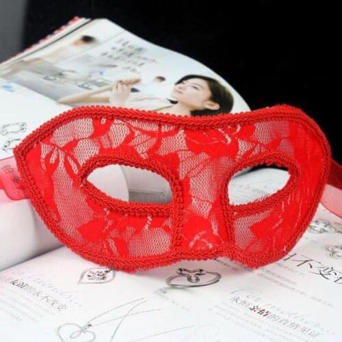 Women Sexy Lace Eye Mask Party Masks For Masquerade Halloween Venetian Masquerade Black Red White 3Colors Masks