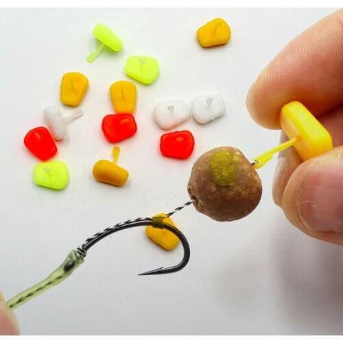 20PCS Carp Fishing Tackle Corn Bait Stopper Boilies Pop Up Hair Rig Stopper For Micro Hook Fishing Lure Stop Fishing Accessories
