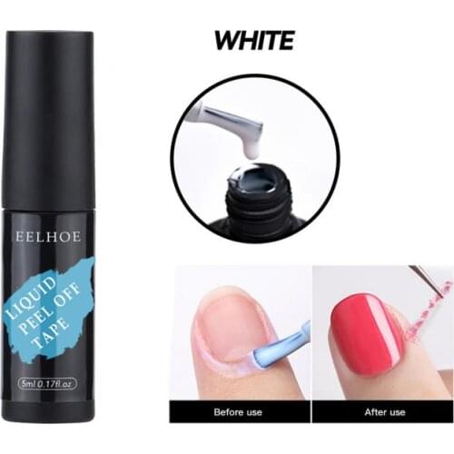 5ml Nail Anti Overflow Glue Peel Off Easy Removing Edge Protection Non-toxic Liquid Latex Tape DIY Nail Art Manicure Tool