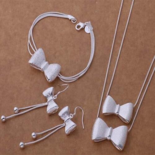 AS257 Trendy wholesale Jewelry Sets Bracelet 098 + Necklace 462 + Earring 325 /amxajeea bnuakfba