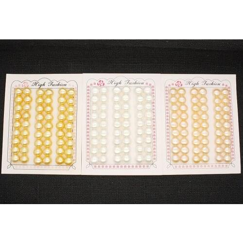 54pcs / board Natural Freshwater Pearl 9.5-10mm Bread Beads Womens Jewelry Making DIY Necklace Bracelet Earring Accessories