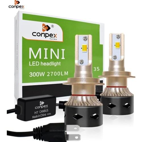 Conpex car headlights H7 led canbus H4 car bulb H7 H4 H1 H8 H10 H11 H13 9004 9005 9007 bulbs headlight for car led auto lights