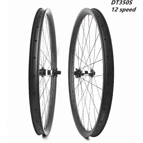 Lightweight 29er disc mtb wheels Asymmetry 30x25mm DT350S 12 speed boost 110x15 148x12 pillar1420 tubeless bicycle wheels 1310g
