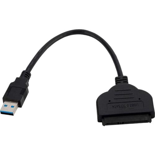 USB 3.0 to 2.5" SATA III Hard Drive Adapter Cable UASP -SATA to USB3.0 Converter 22pin Converter Disk 6 Gbps for 2.5" HDD/SSD