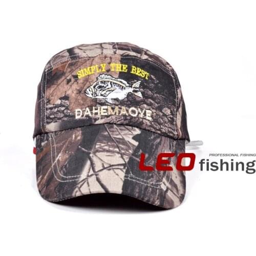 Camouflage fishing cap Fishing Tackle spring and summer baseball cap breathable sun Aries Outdoors windproof rope