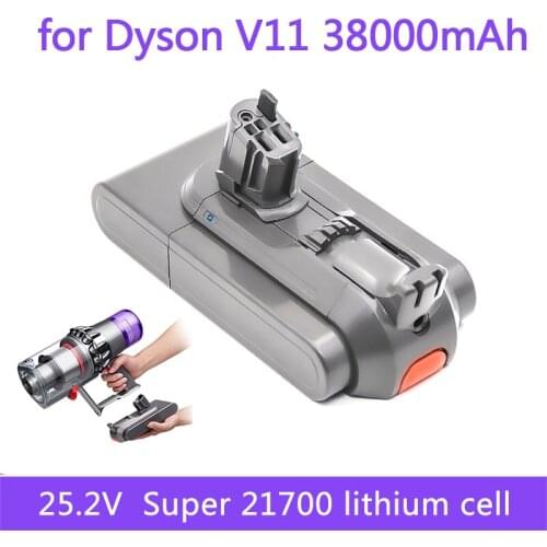 New For Dyson V11 Battery Absolute V11 Animal Li-ion Vacuum Cleaner Rechargeable Battery Super lithium cell 38000mAh