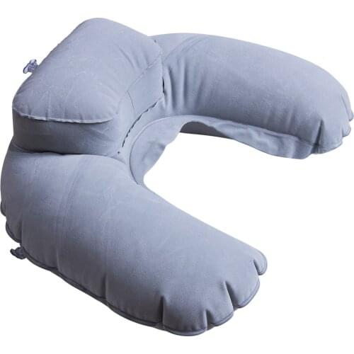 Inflatable Soft Car Travel Head Neck Rest Air Cushion U Pillow Sleep Cushion Office Nap Pillow