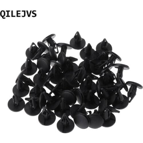 New 50 Pcs Car Fender Trunk Rivet Fastener Push Clips For Honda Renault Peugeot Citroen