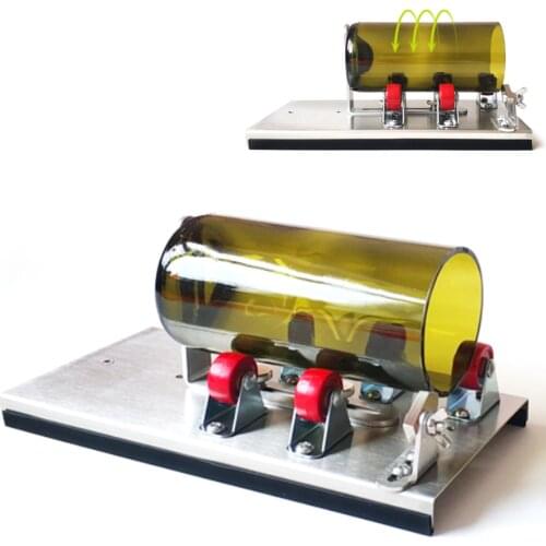 New Glass Bottle Cutter Cutting Thickness 3-10mm Aluminum Alloy Better Cutting Control Create Glass Sculptures