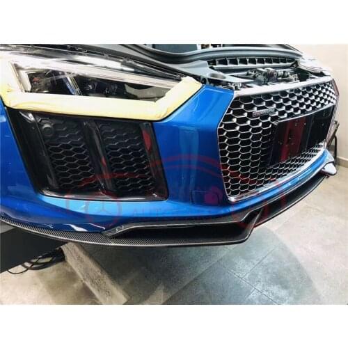 Apply to the new Audi R8 carbon fiber front lip, head lip, spoiler, body kit, car modification, auto parts