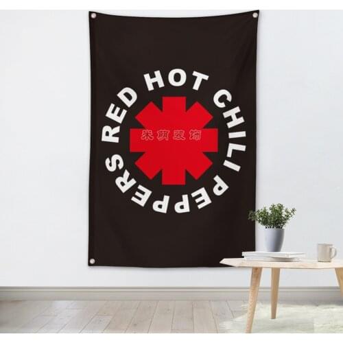 Rock Band Hip Hop Reggae Music Poster Cloth Flags Wall Stickers Hanging paintings Billiards Hall Studio Theme Home Decor a5