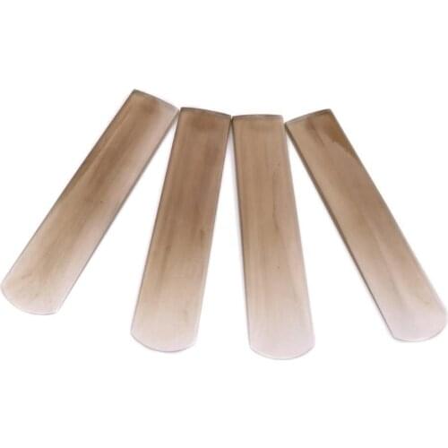 Professional Transparent Brown Resin Reeds for Alto Saxophone Strength Clarinet Reeds Part Accessories
