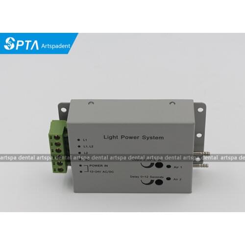 Dental Control Box Fiber Optic high speed Handpiece Light Power control box 12-24V