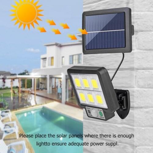 LED Split Solar Wall Light Outdoor LED Street Lamps Waterproof Motion Sensor Induction Lamp Garden Street Lighting
