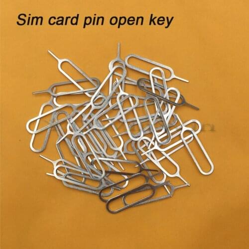 Universal New Sim Card Tray Remover Eject Pin Key Open Tool Ejector For iPhone Xiaomi Huawei Phones