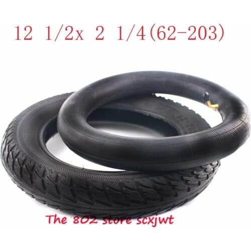 Good quality12 1/2 X 2 1/4 ( 62-203 ) inner and outer tire fits Many Gas Electric Scooters and e-Bike 12 1/2*2 1/4 wheel tyre