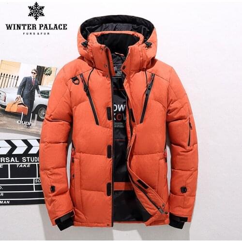 WINTER PALACE 2020 New Winter Mens Down Jacket Stylish Male Down Coat Thick Warm Man Clothing Brand Mens Apparel 1987