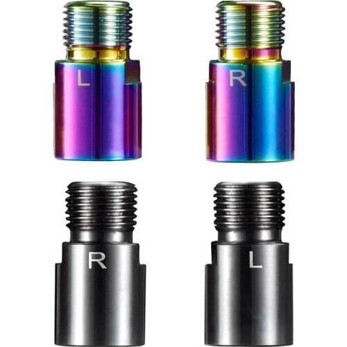 1 Pair Steel Bike Pedal Extender Bicycle Pedal Spacers For MTB Road 9/16 Inch Pedal Adapters Spacers Bike Cycling Accessories