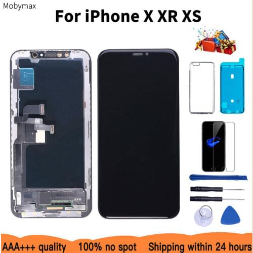 100% A+++ New Lcd Display For iPhone X XR Max Wholesale Price From Factory Touch Screen Complet For iPhone XS Test Good 3D Touch