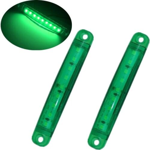 2PCS Truck Accessories LED Lights 24v Truck Lamp Clearance Light Strip 9SMD Side Marker LED Accessories For Truck