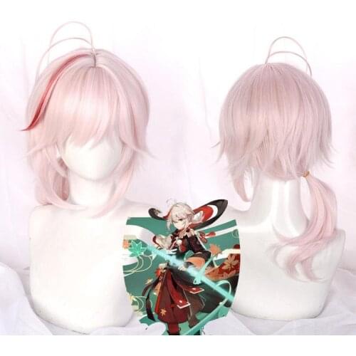 2021 Hot Game Genshin Impact Kazuha Highlight Cosplay Wig Halloween Carnival Cosplay Party Props Accessories