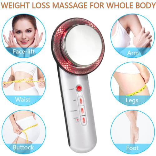 3 in 1 Ultrasonic Cavitation EMS Body Slimming Massager Loss Weight Anti Cellulite Fat Burner Galvanic Infrared Therapy Machine